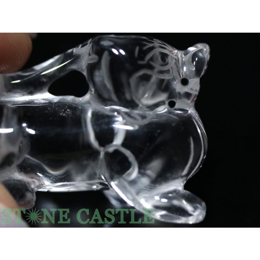 石流通センター 天然石 彫刻置物 ヤアズ 水晶 ☆特価☆ パワーストーン