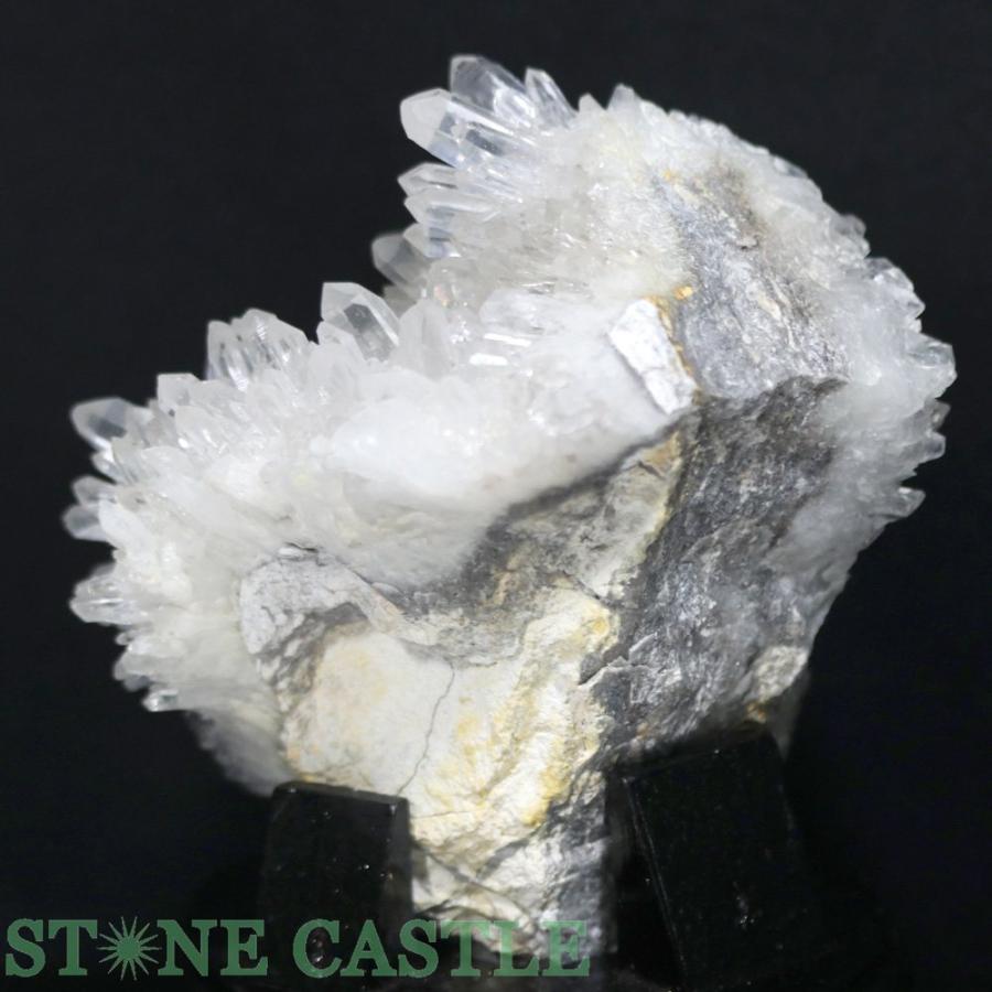 石流通センター 一点物 天然石 原石 菊花晶クラスター (EX) (台付) No