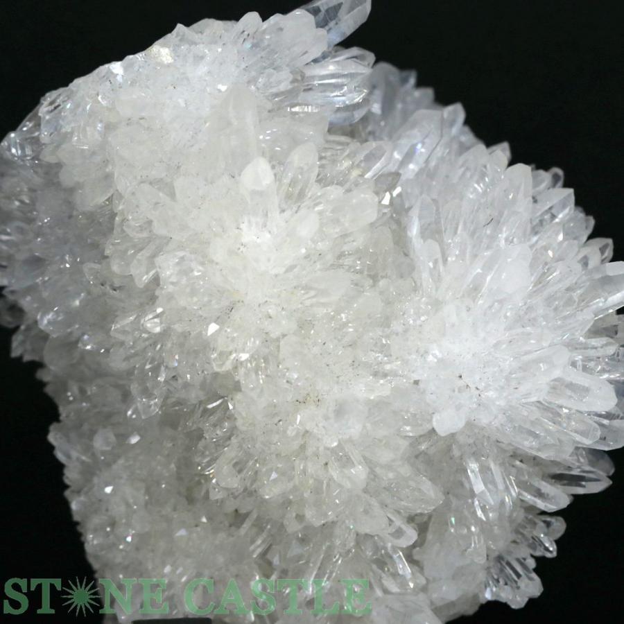 石流通センター 一点物 天然石 原石 菊花晶クラスター (EX) (台付) No