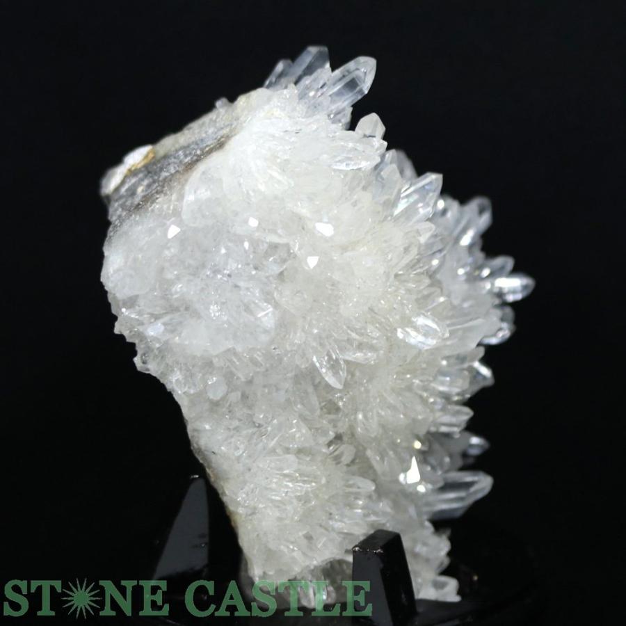 石流通センター 一点物 天然石 原石 菊花晶クラスター (EX) (台付) No