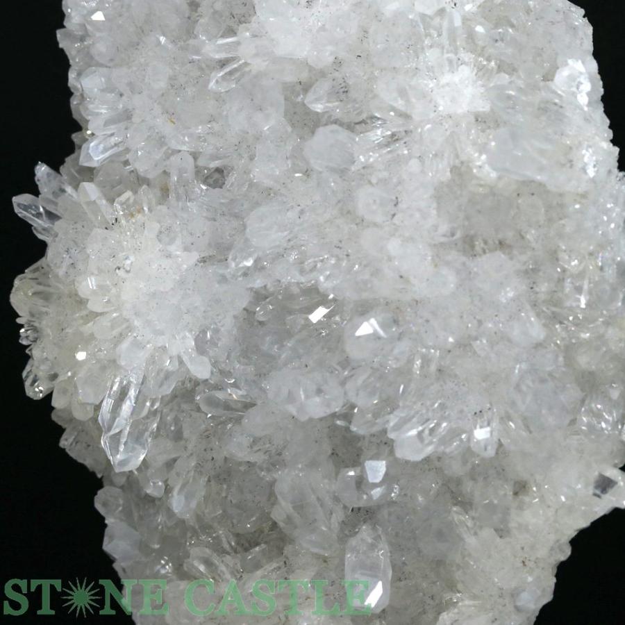 石流通センター 一点物 天然石 原石 菊花晶クラスター (EX) (台付) No