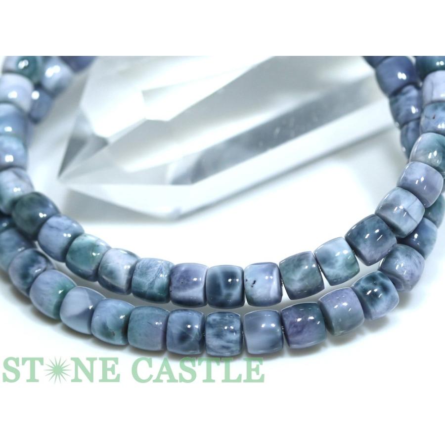 SOLD OUT?天然石 パープルラリマー ブレスレット L-1M