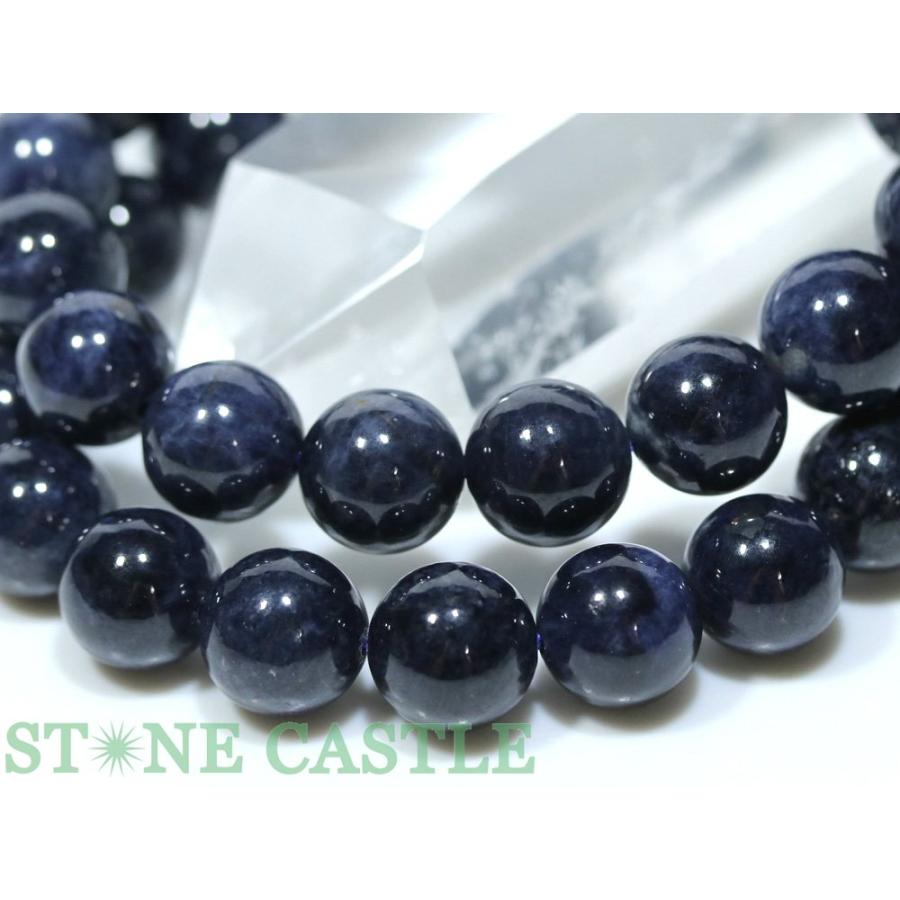 石流通センター 高品質 天然石 ブレスレット ブルーサファイア (6A) (約11.5〜12mm) (ケース付) パワーストーンの画像