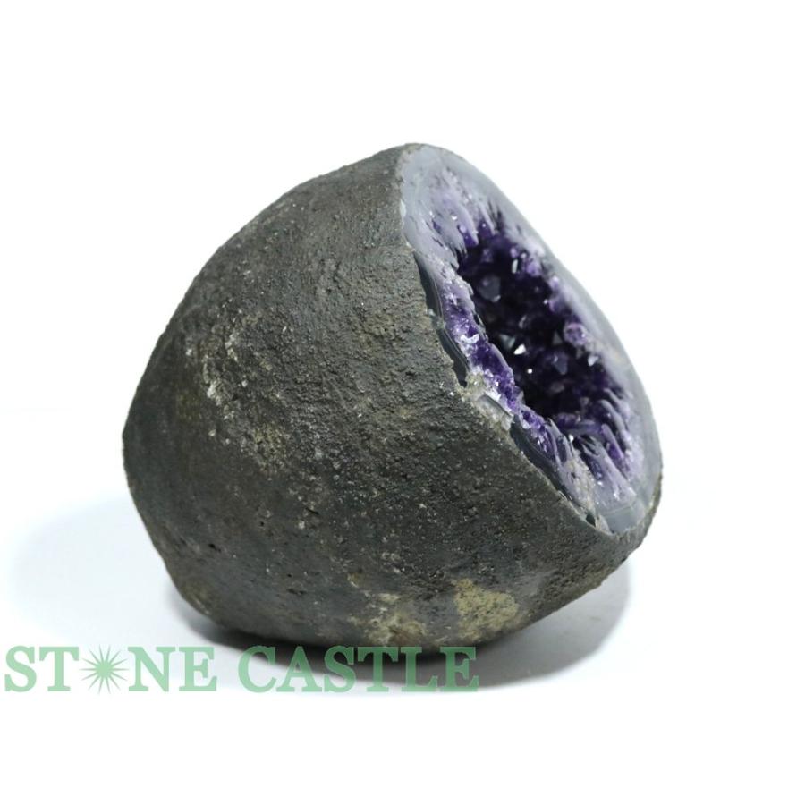 石流通センター 一点物 天然石 原石 アメジスト カペーラ (6A) (ウルグアイ産) ドーム型 (台無) No.25 パワーストーンの画像