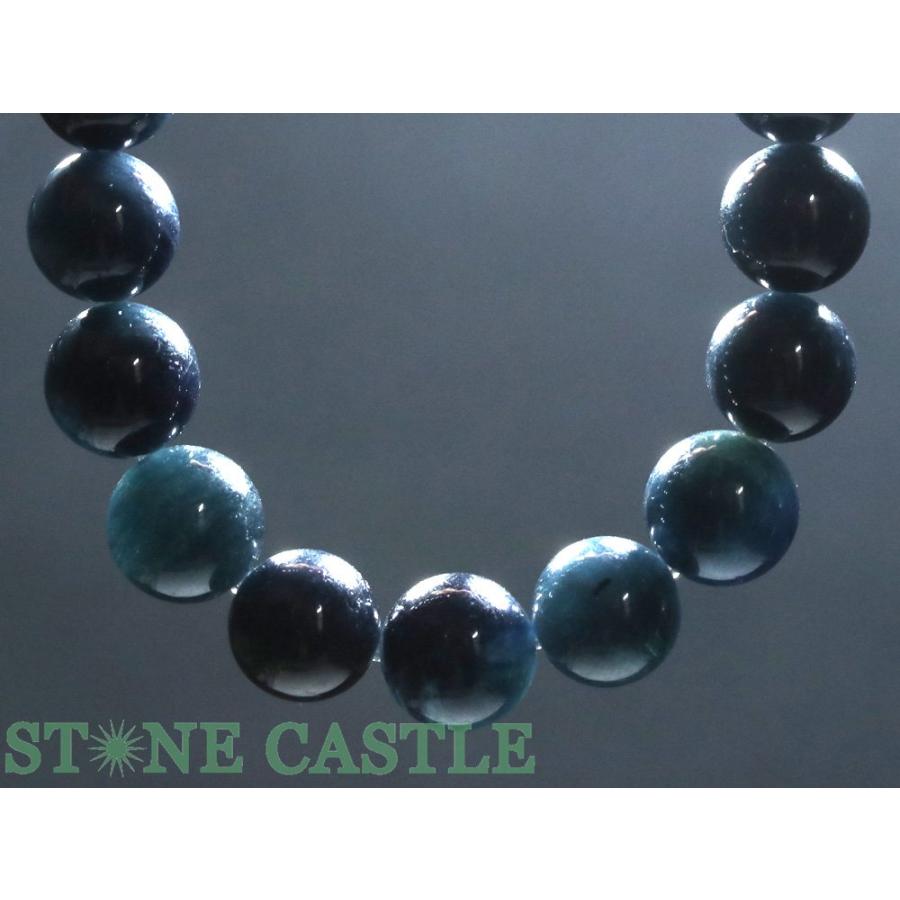 石流通センター 高品質 天然石 ブレスレット インディゴライト (ブルー