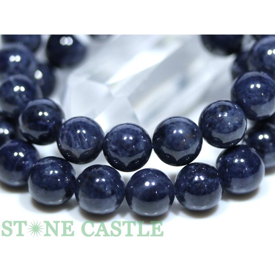 石流通センター 高品質 天然石 ブレスレット ブルーサファイア (5A) (約12〜12.5mm) (ケース付) パワーストーンの画像
