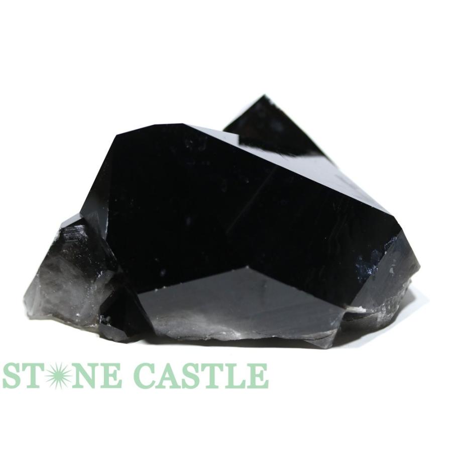 石流通センター 一点物 天然石 原石 黒水晶クラスター (EX) (アーカンソー産) No.10 パワーストーン_2