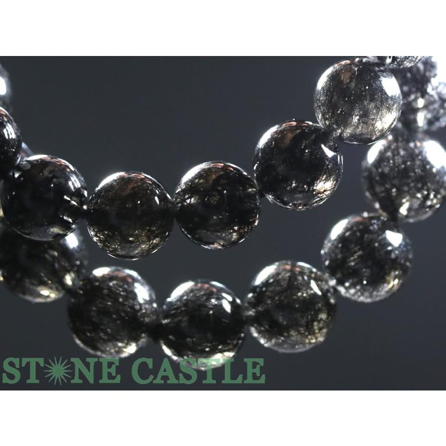 ブラックルチル クォーツ ブレスレット 天然石 パワーストーン Amazon | 【石流通センター】【ブレスレット】花火ブラック