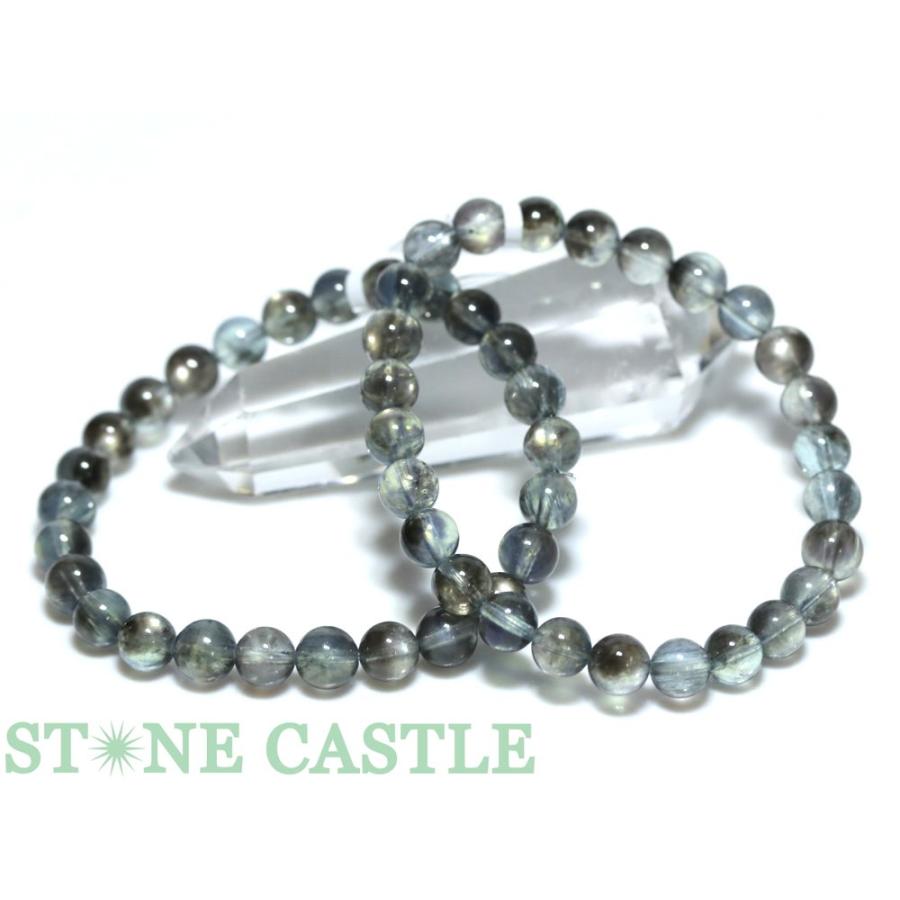 5A 高品質！ブラックアクアマリンブレス