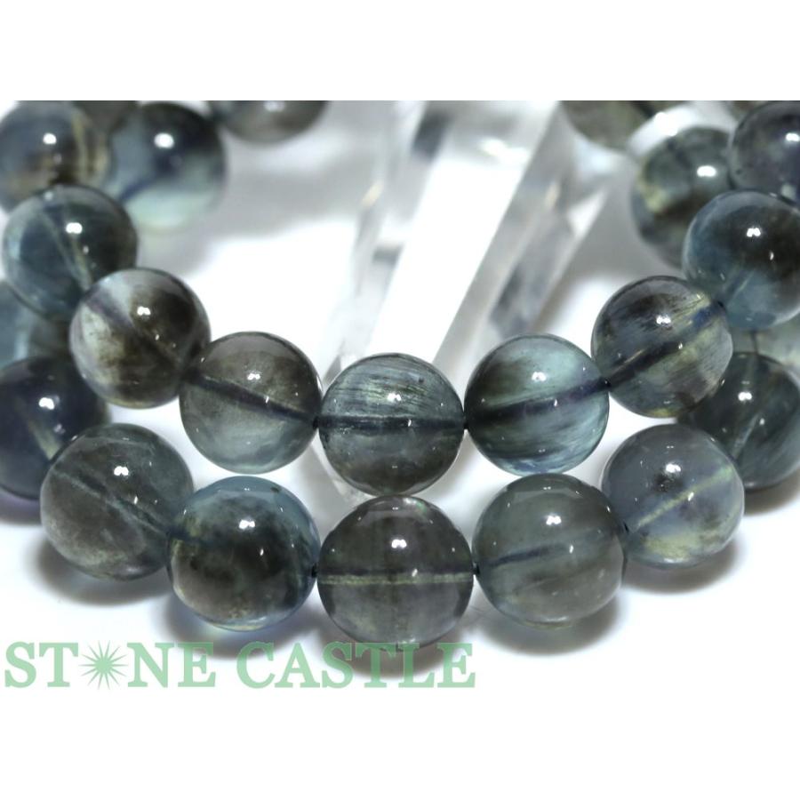 石流通センター 高品質 天然石 ブレスレット カラーチェンジアクアマリン (5A) (約13〜13.5mm) (ケース付) パワーストーンの画像