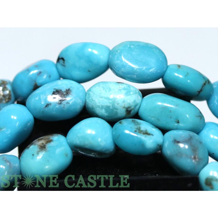 石流通センター 高品質 天然石 ブレスレット 天然ターコイズ (2A