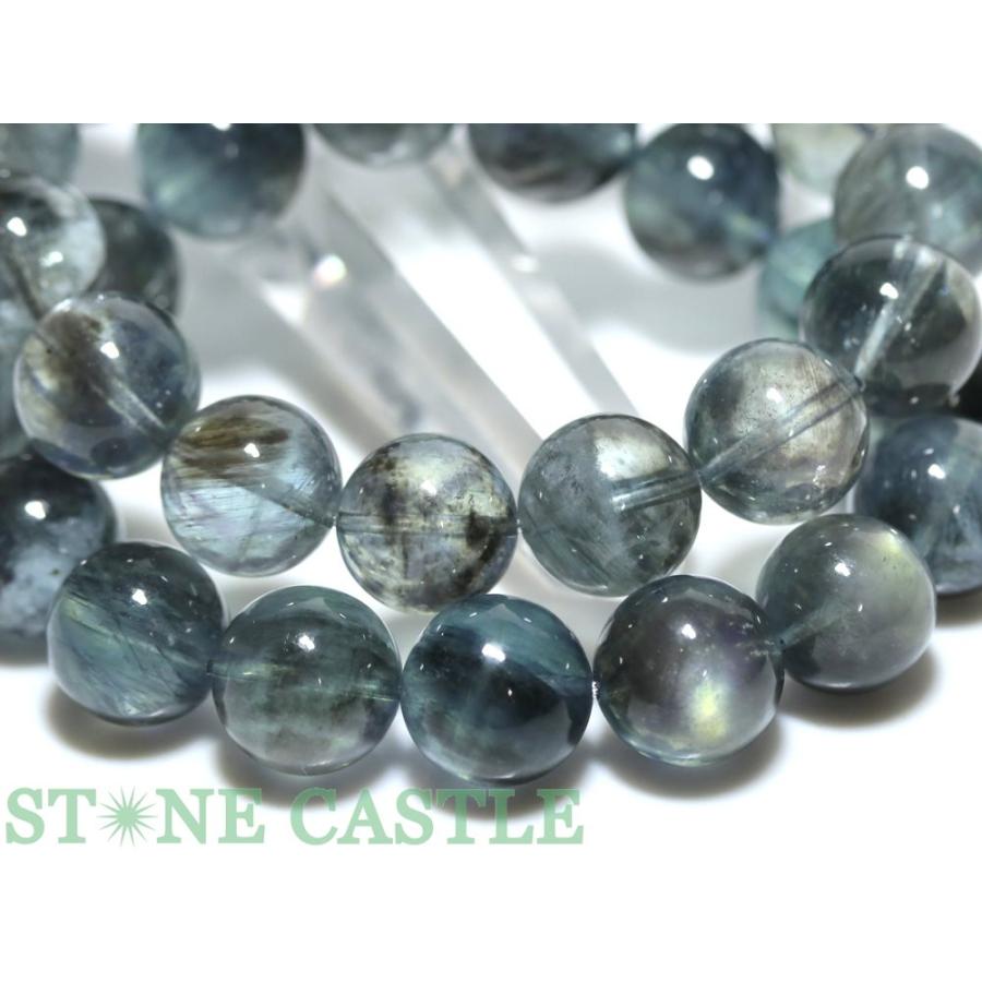 石流通センター 高品質 天然石 ブレスレット カラーチェンジアクアマリン (5A) (約15〜15.5mm) (ケース付) パワーストーンの画像