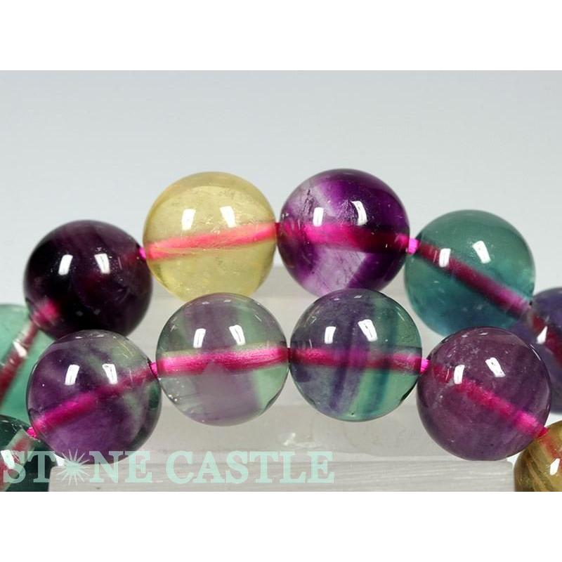 石流通センター 高品質 天然石 ブレスレット キャンディフローライト