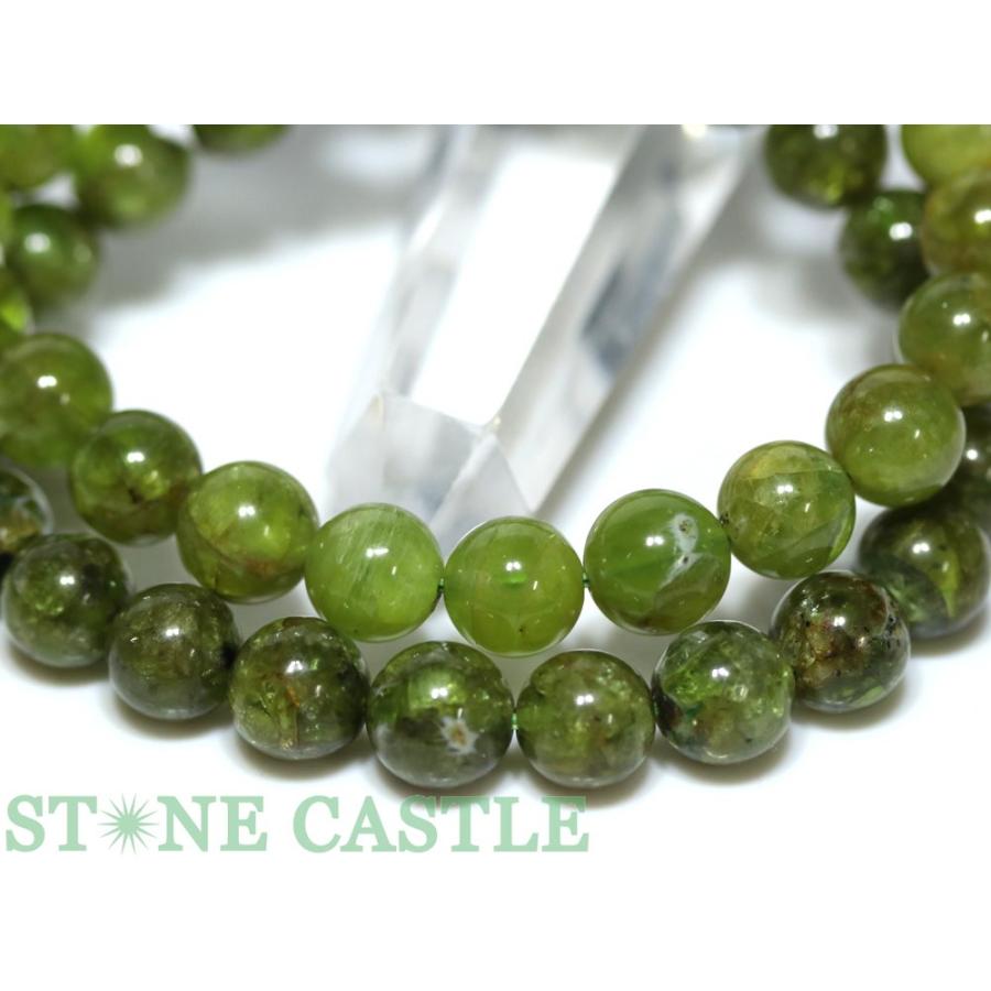 石流通センター 高品質 天然石 ブレスレット ペリドット (A) (約10