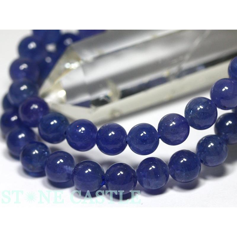 石流通センター 高品質 天然石 ブレスレット タンザナイト (4A) (約6.5