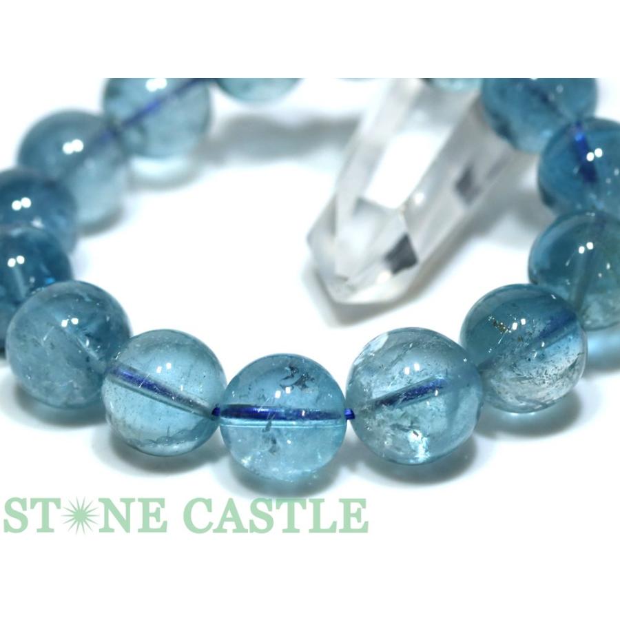 石流通センター 一点物 天然石 ブレスレット ロンドンブルートパーズ