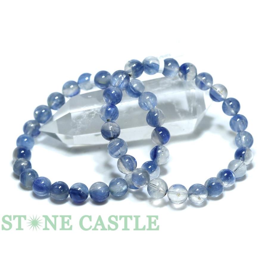 石流通センター 高品質 天然石 ブレスレット ヒマラヤカイヤナイトイン