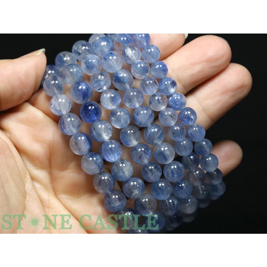 石流通センター 高品質 天然石 ブレスレット ヒマラヤカイヤナイトイン