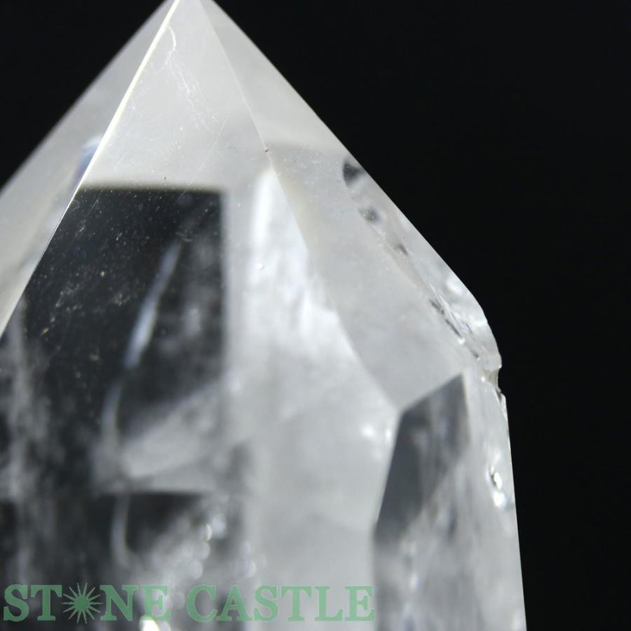 石流通センター 一点物 天然石 置き石 ポイント型 水晶 (EX) (台付) No