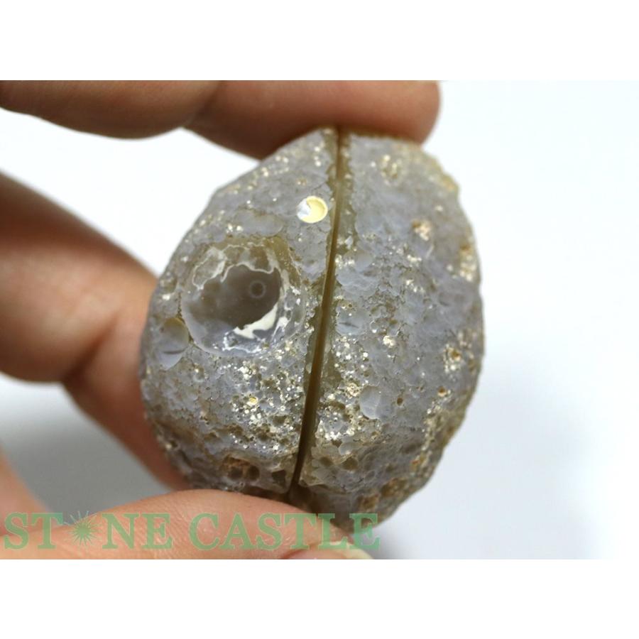 石流通センター 一点物 天然石 原石 トレジャーメノウ (ペア) (S) No