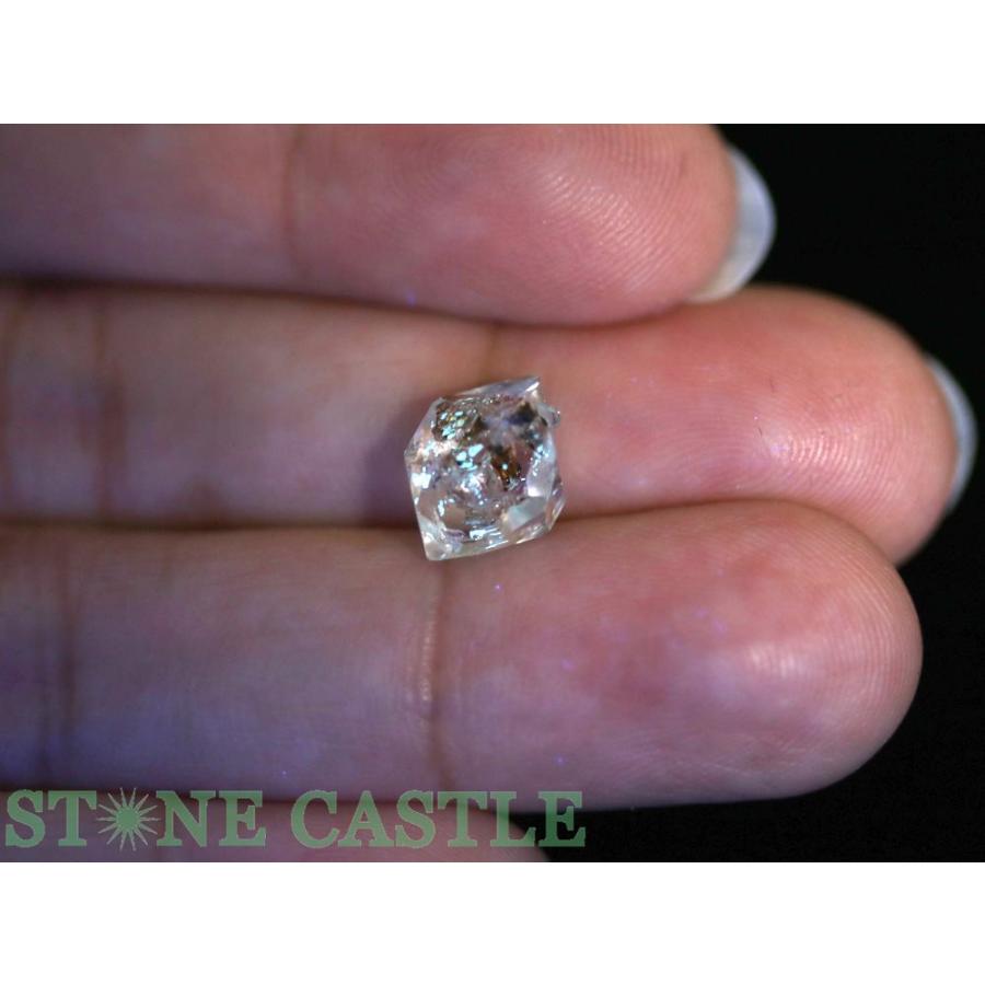 ハーキマーダイヤモンド台座付きパワーストーン