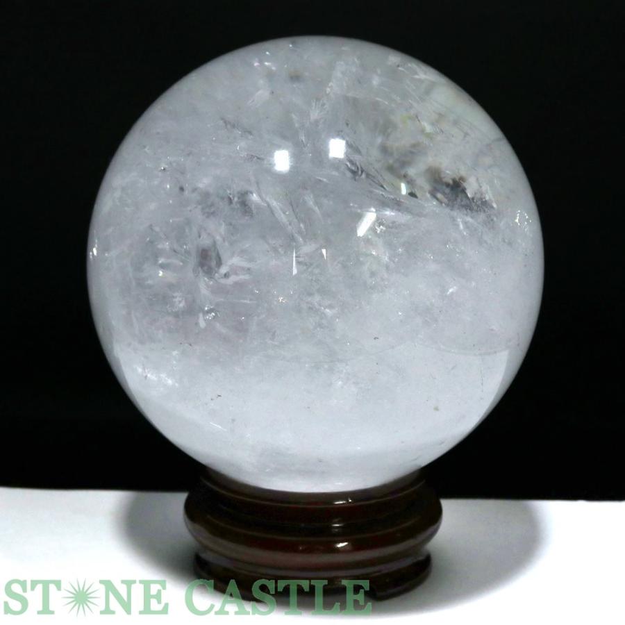 【新品 送料込み】 石流通センター 一点物 天然石 置き石 丸玉 水晶 (EX) (特大) 約140mm No.13 パワーストーン 【AA3398759442】(123120円)