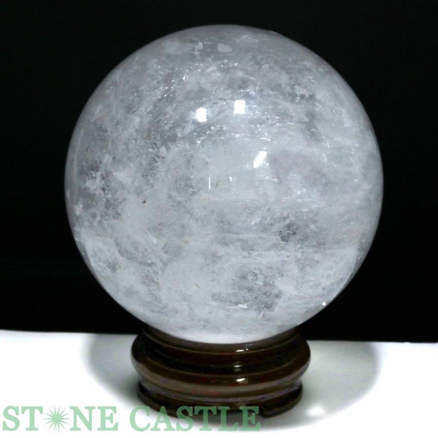 【新品 送料込み】 石流通センター 一点物 天然石 置き石 丸玉 水晶 (EX) (特大) 約140mm No.13 パワーストーン 【AA3398759442】(123120円)