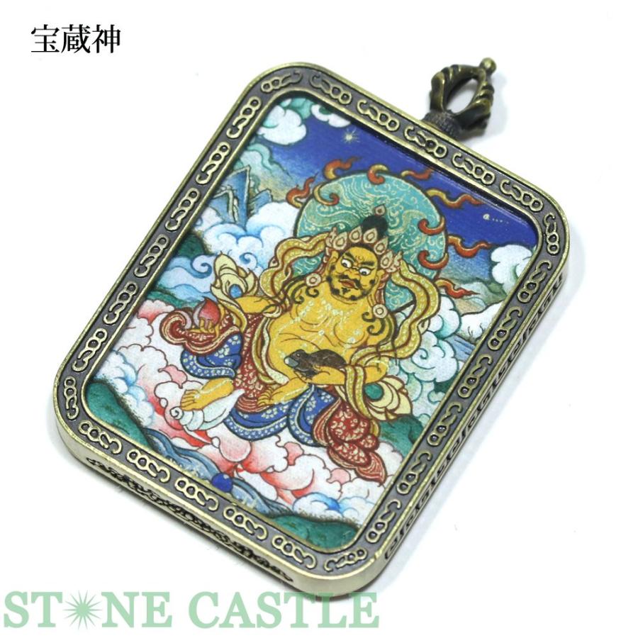 石流通センター 高品質 天然石 ペンダント チベットタンカ(仏画) 各種