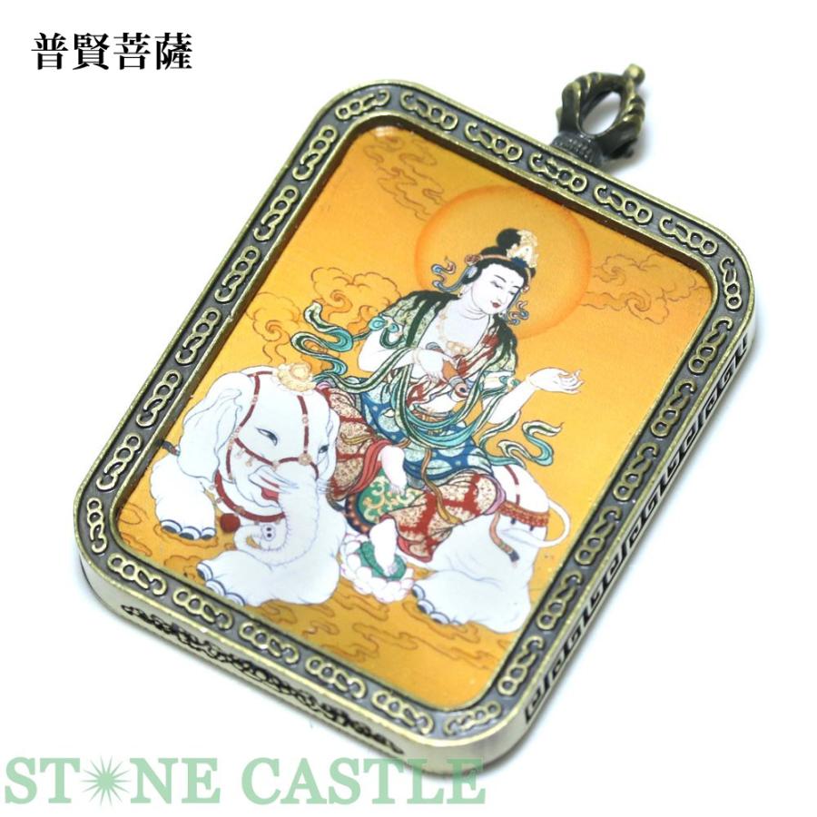 石流通センター 高品質 天然石 ペンダント チベットタンカ(仏画) 各種
