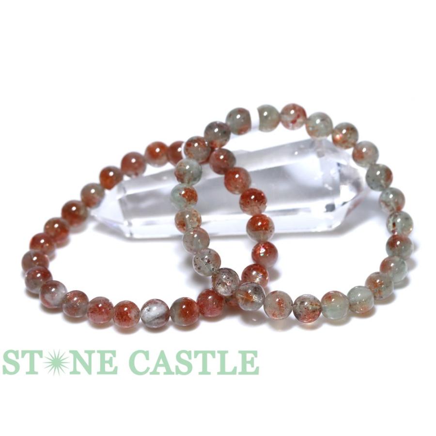 石流通センター 高品質 天然石 ブレスレット アルーシャサンストーン