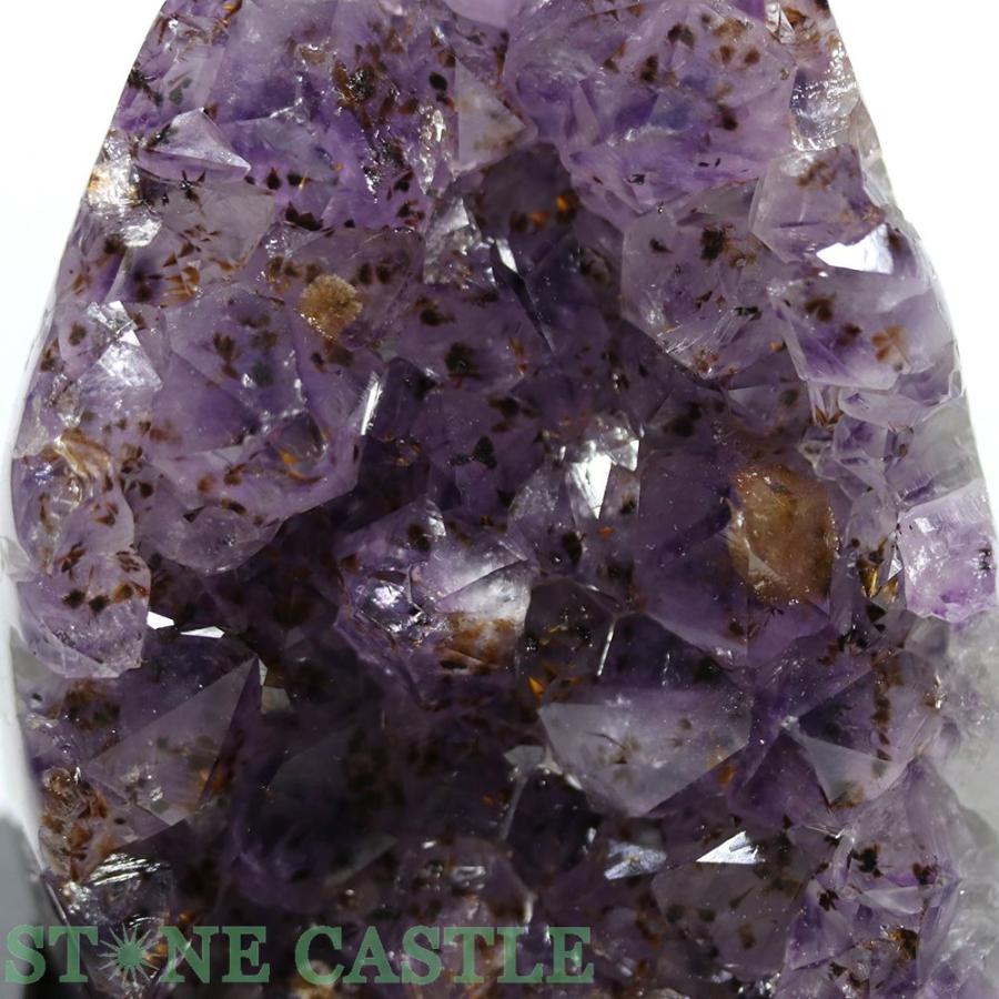 ラビットヘアーポイントクラスター台座つき1点物