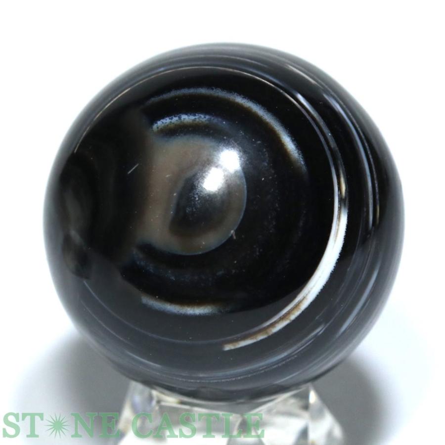 石流通センター 一点物 天然石 置き石 丸玉 天眼石 約48mm No.95 石流通センター 一点物 天然石 置き石 丸玉 天眼石 約48mm No.95