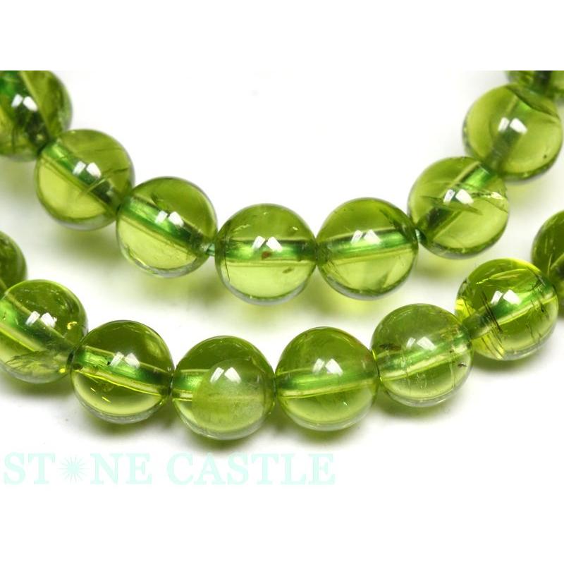 石流通センター 高品質 天然石 ブレスレット ペリドット (最高級) (約