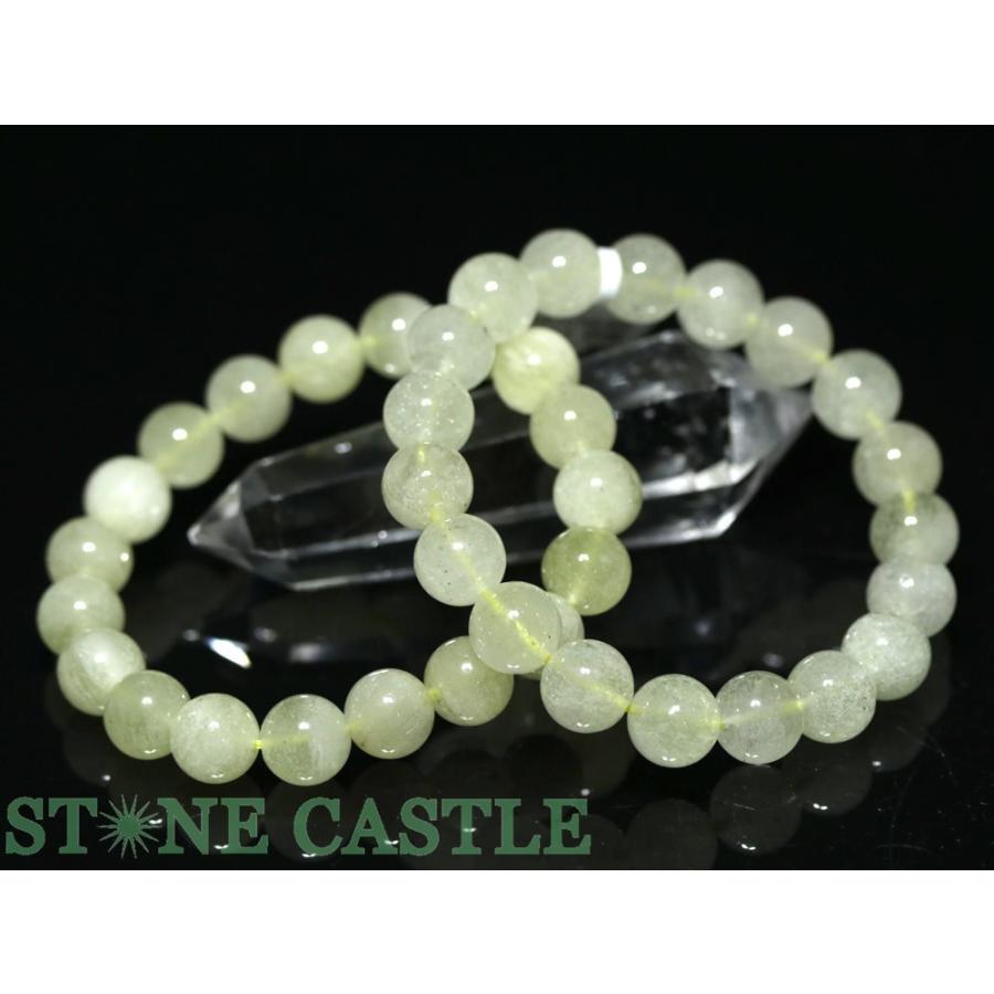 石流通センター 高品質 天然石 ブレスレット リビアングラス (3A) (約  