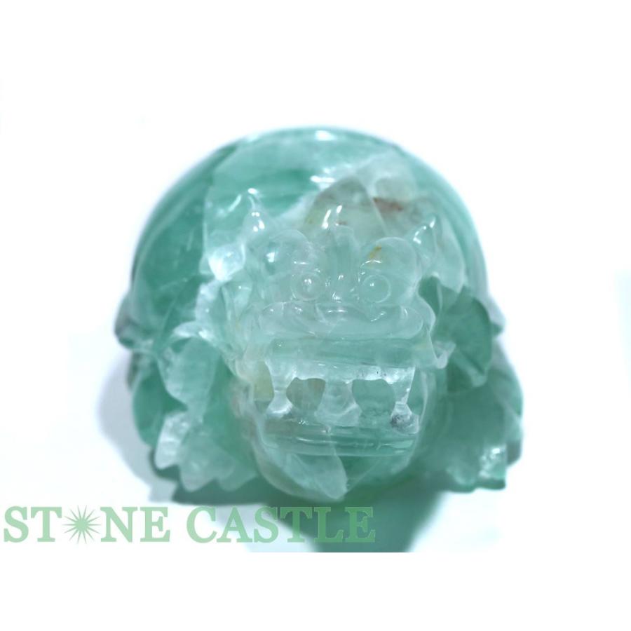 石流通センター 置物一点物 天然石 彫刻置物 龍亀(ろんぐい) フロー