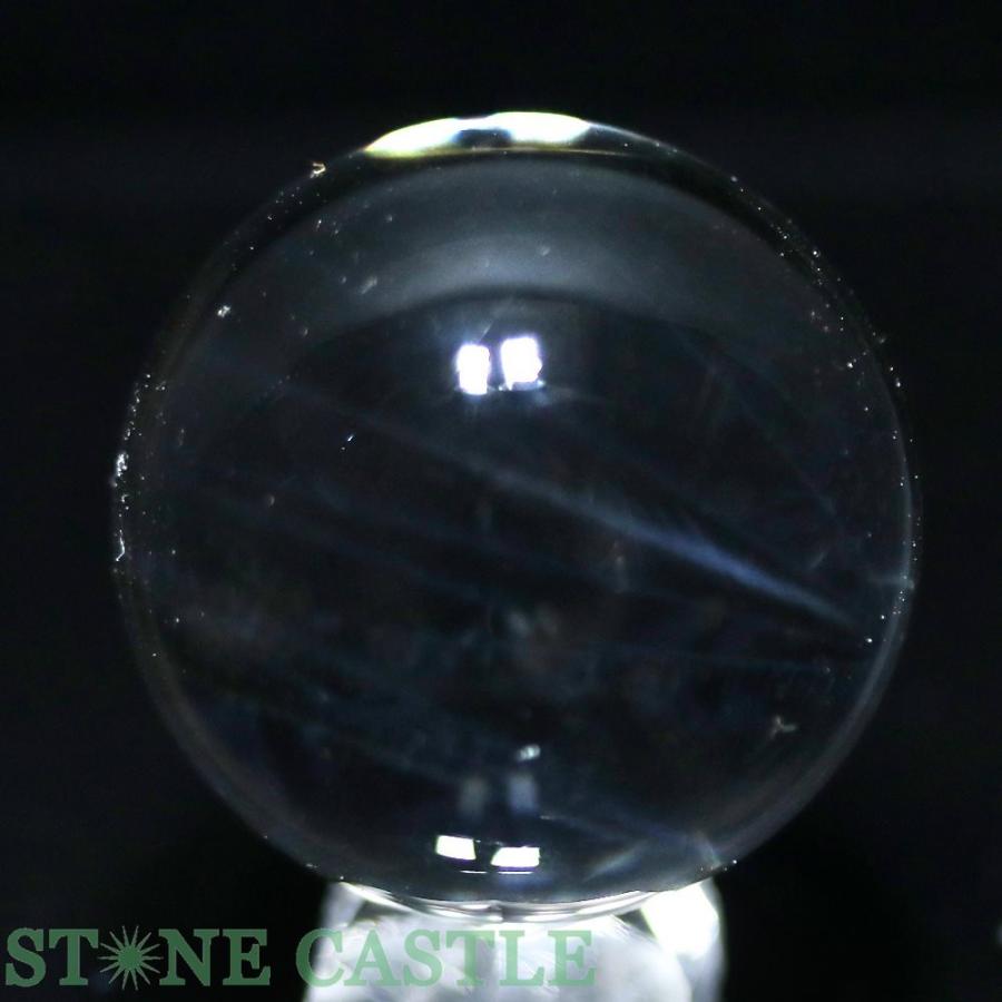 石流通センター 置石一点物 天然石 置き石 丸玉 エンジェルラダークォーツ (AAA) 約31mm 8797F (鑑別書付) パワーストーン_2