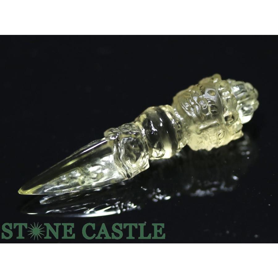 石流通センター 一点物 天然石 開運＆風水アイテム 密教法具 黄水晶 プルパ No.05 パワーストーン