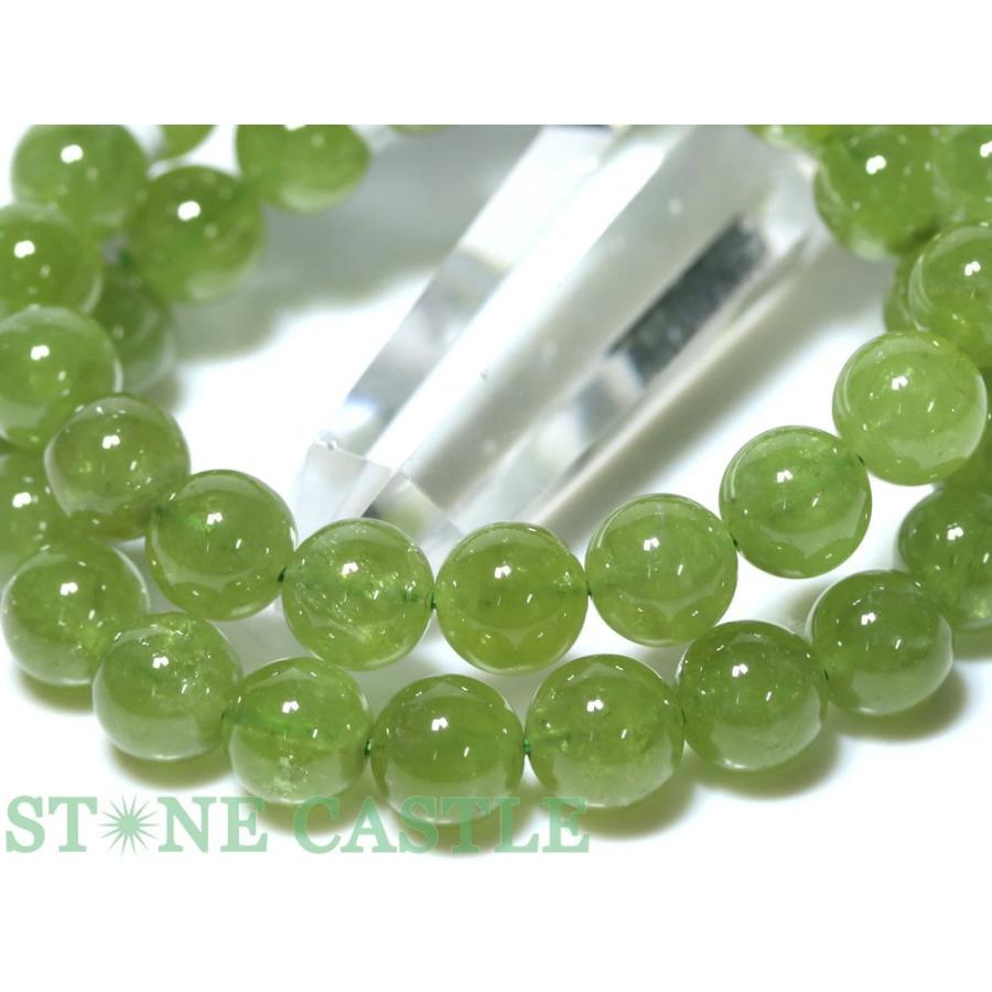 石流通センター 高品質 天然石 ブレスレット ツァボライト (5A