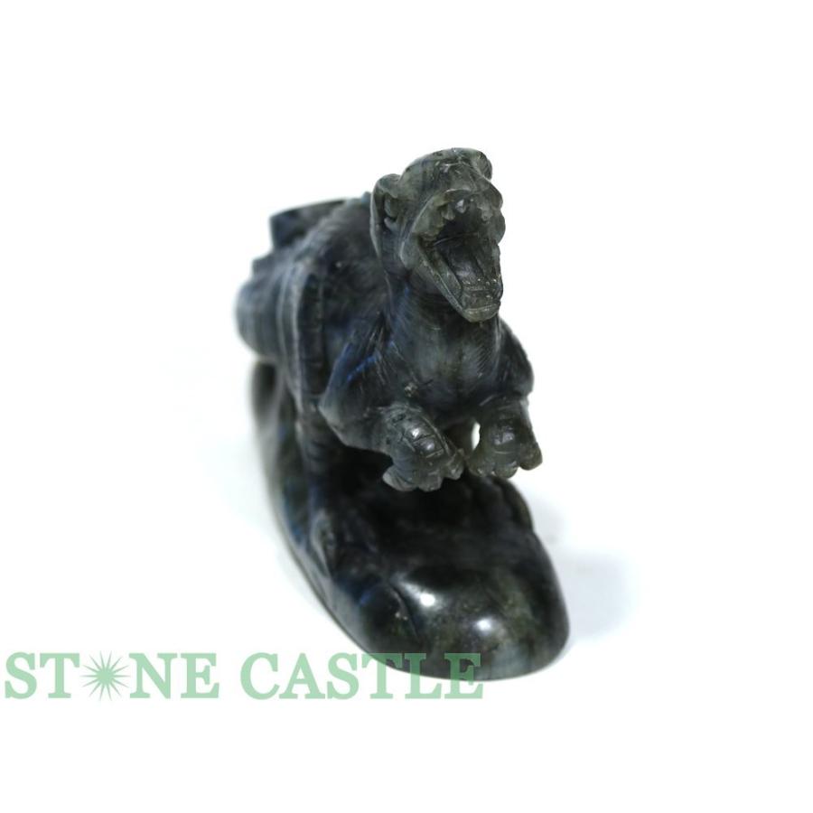 恐竜型　ラブラドライト ピンクラブラドライト[750] 34x24mm 58Cts 天然石 ルース