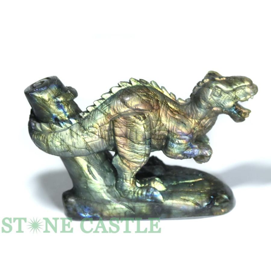 恐竜型ラブラドライト