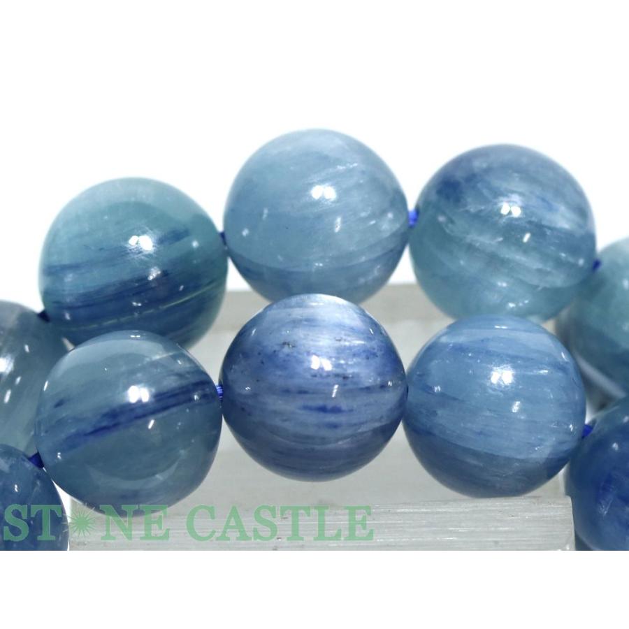 石流通センター 高品質 天然石 ブレスレット カイヤナイト (3A) (タンザニア産) (約11.5〜12mm) パワーストーン_3