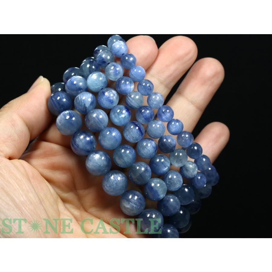 石流通センター 高品質 天然石 ブレスレット カイヤナイト (3A) (タンザニア産) (約11.5〜12mm) パワーストーン_4