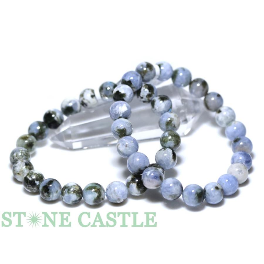 石流通センター 高品質 天然石 ブレスレット オーウィーブルーオパール  