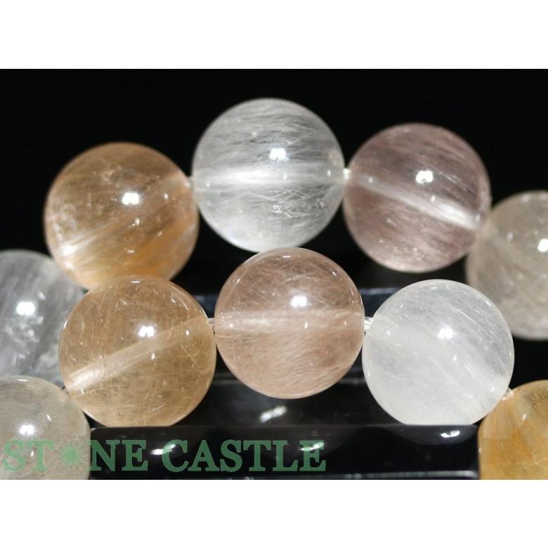 高品質 天然石 ブレスレット ザギマウンテンクォーツ (3A) (約10〜10.5