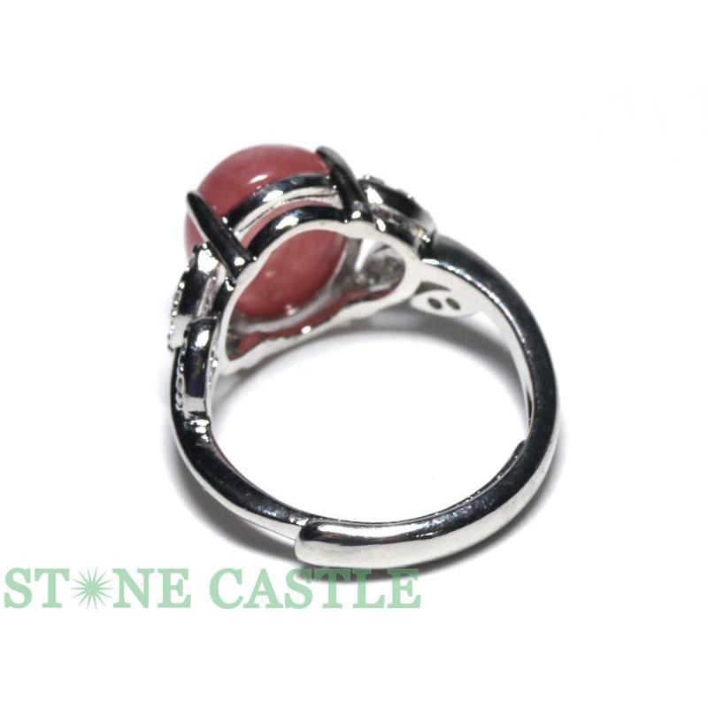 石流通センター 高品質 天然石 リング インカローズ シルバー (sv925
