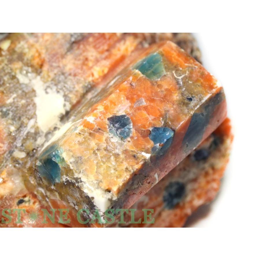石流通センター 原石一点物 天然石 原石 サンストーン&アパタイト共生鉱 コレクション No.10 パワーストーン_3