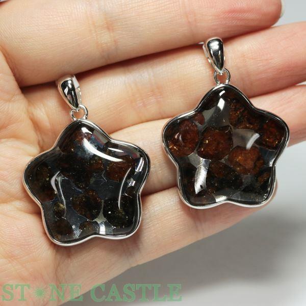 石流通センター 高品質 天然石 ペンダント ロシア産 パラサイト