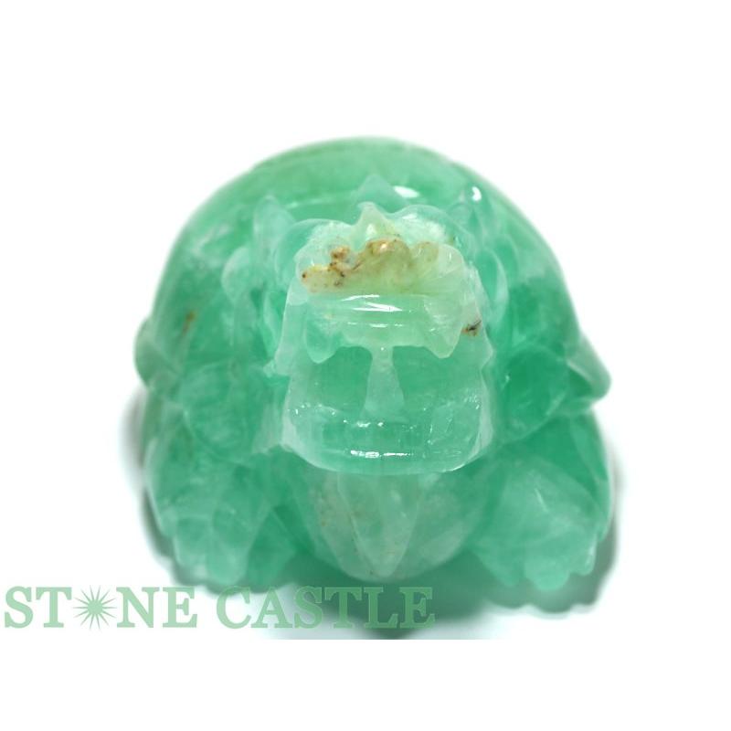 石流通センター 置物一点物 天然石 彫刻置物 龍亀(ろんぐい) フロー