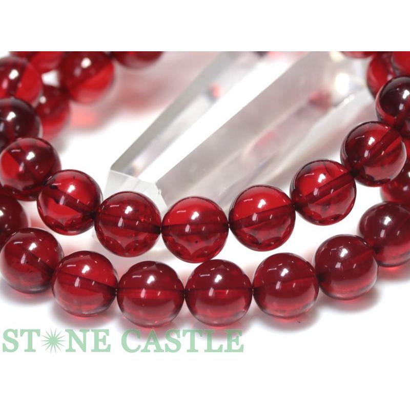 高品質 琥珀 17mmブルー レッド アンバー ブレスレット 守護石 化石 高