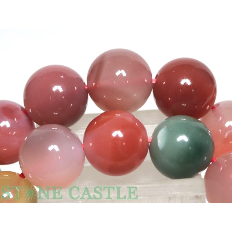 石流通センター 高品質 天然石 ブレスレット 塩原瑪瑙 (四川省産) (約